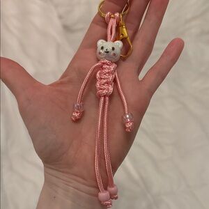 Pink Bear Key Holder